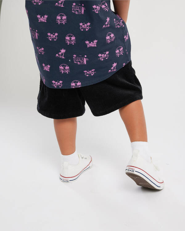 Skylark Toddlers' Cord Elastic Waist Shorts for Mens