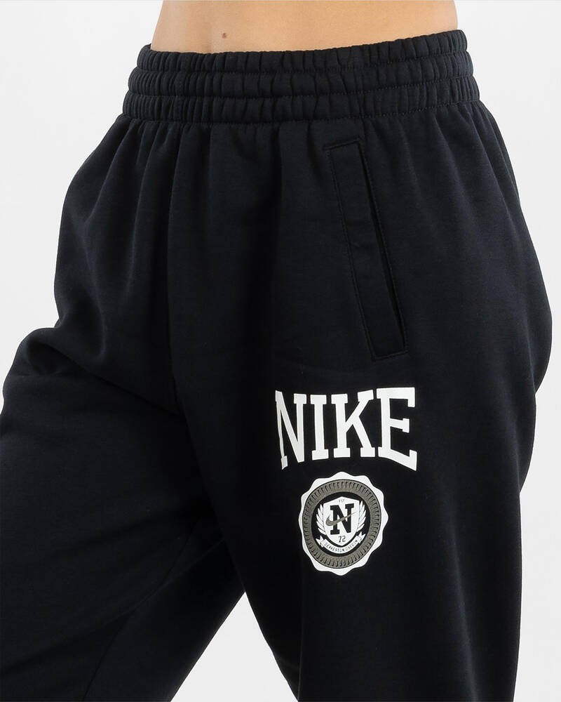Nike Girls' Club Fleece GX Star Track Pants for Womens