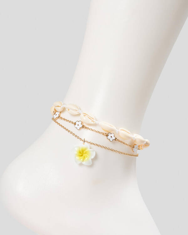 Karyn In LA Pansy Anklet Pack for Womens