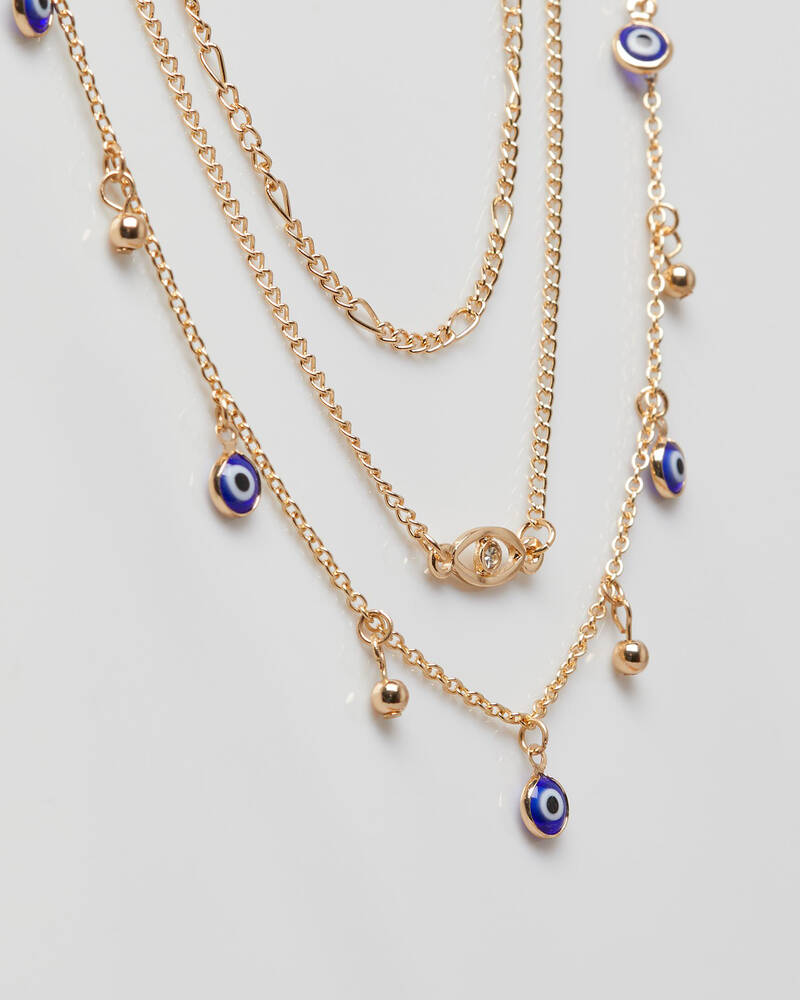 Karyn In LA Evil Eye Necklace Pack for Womens