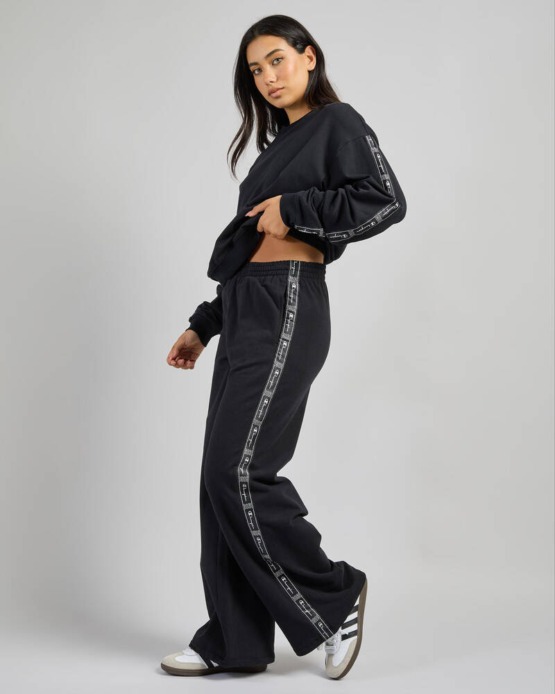 Champion Lux Taping Relaxed Fit Sweatshirt for Womens