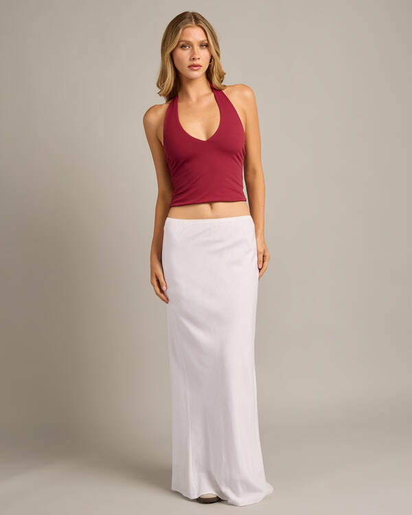 Ava And Ever Basic Halter Top for Womens