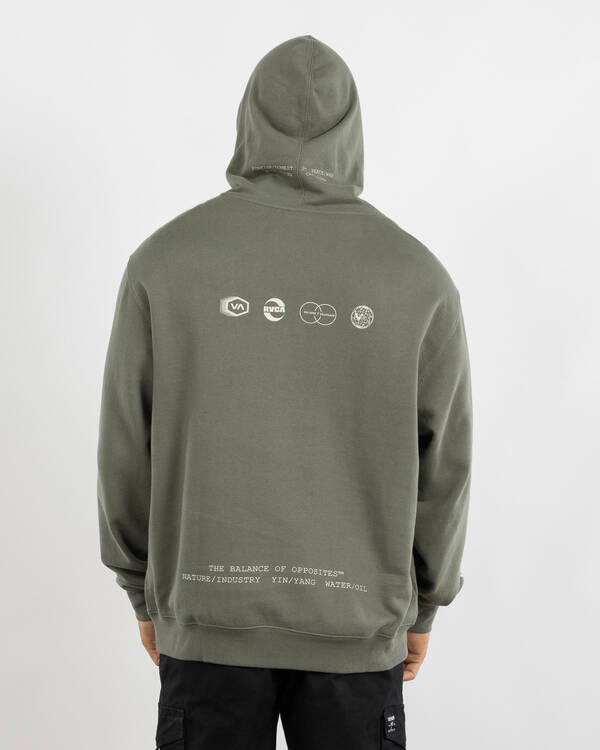 RVCA Multi Icons Hoodie for Mens