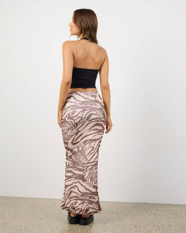 Ava And Ever Zebra Maxi Skirt for Womens