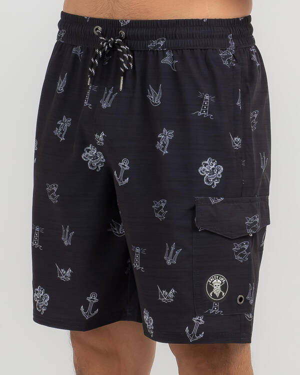 Salty Life Poseidon Board Shorts for Mens