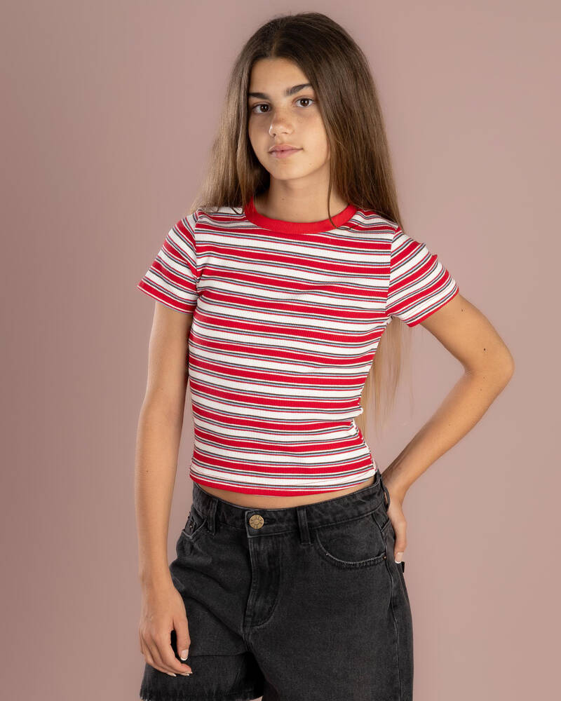 Mooloola Girls' Stripe Tee for Womens