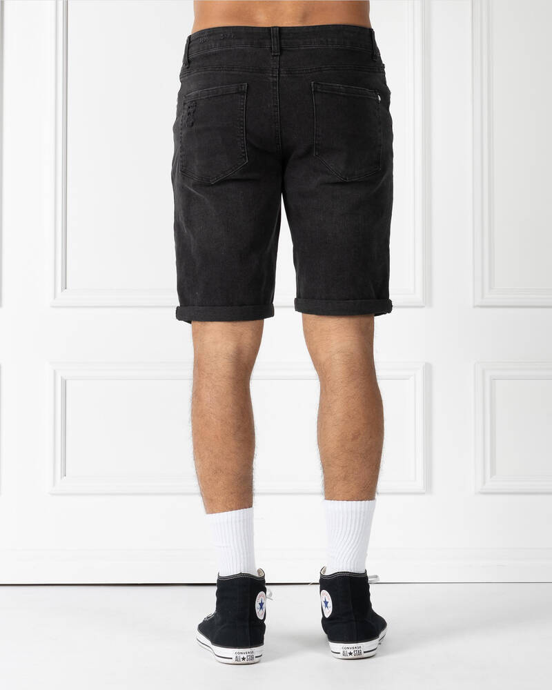 Lucid Venice Denim Walk Shorts for Mens