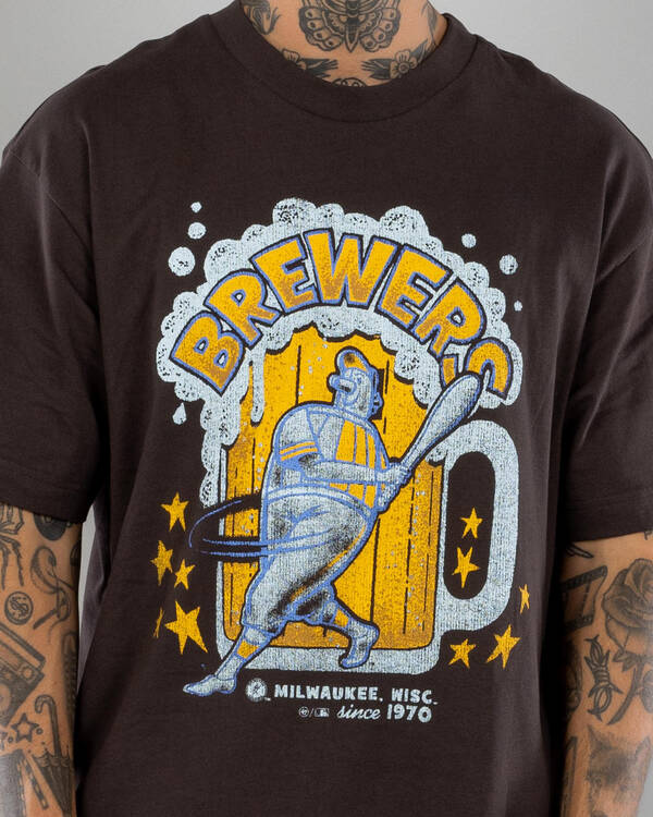 Forty Seven Milwaukee Brewers Sigma T-Shirt for Mens