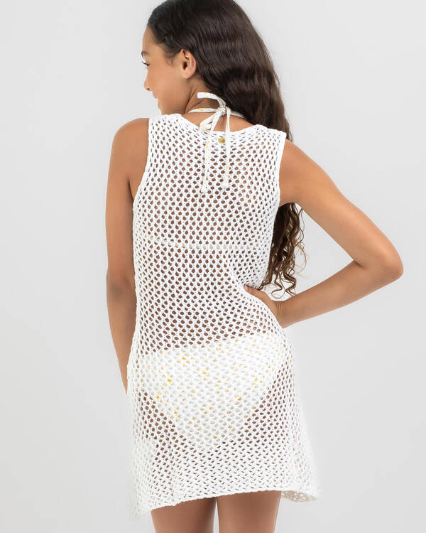 Kaiami Girls' Romilly Crochet Cover Up for Womens