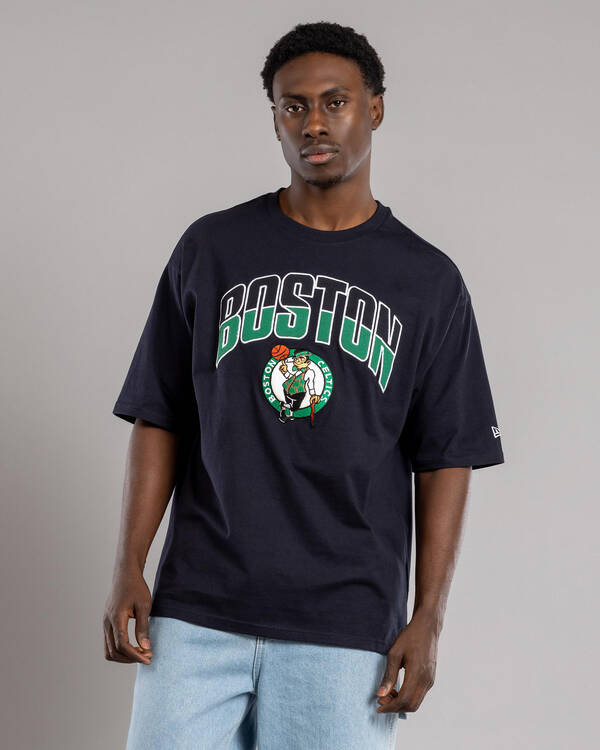 New Era Boston Celtics Arch Oversized T-Shirt for Mens