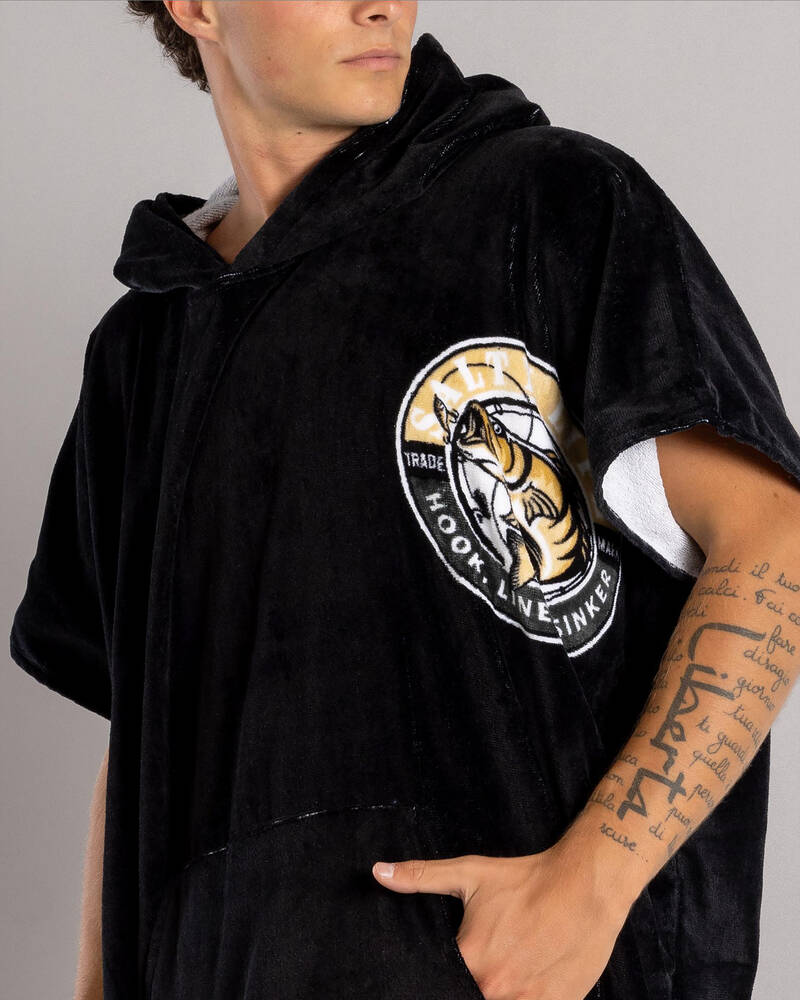 Salty Life Hooked V3 Hooded Towel for Mens