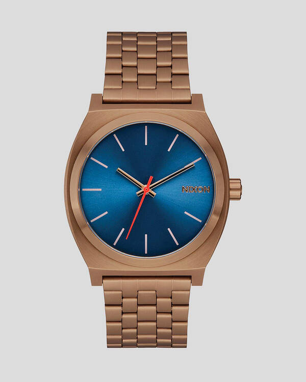 Nixon Desert Gold Time Teller Watch for Mens
