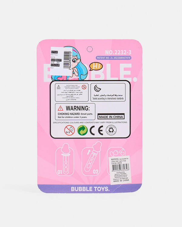 Get It Now Mermaid Bubble Wand 3 Pack for Womens
