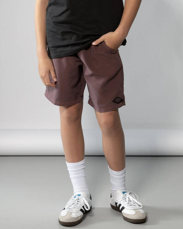 Billabong Boys' All Day Overdye Layback Beach Shorts for Mens