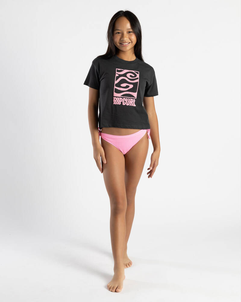 Rip Curl Girls' Sun Sol Logo Crop T-Shirt for Womens
