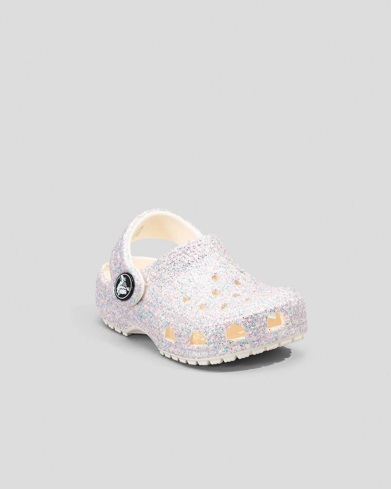 Crocs Toddlers' Glitter Clogs for Unisex