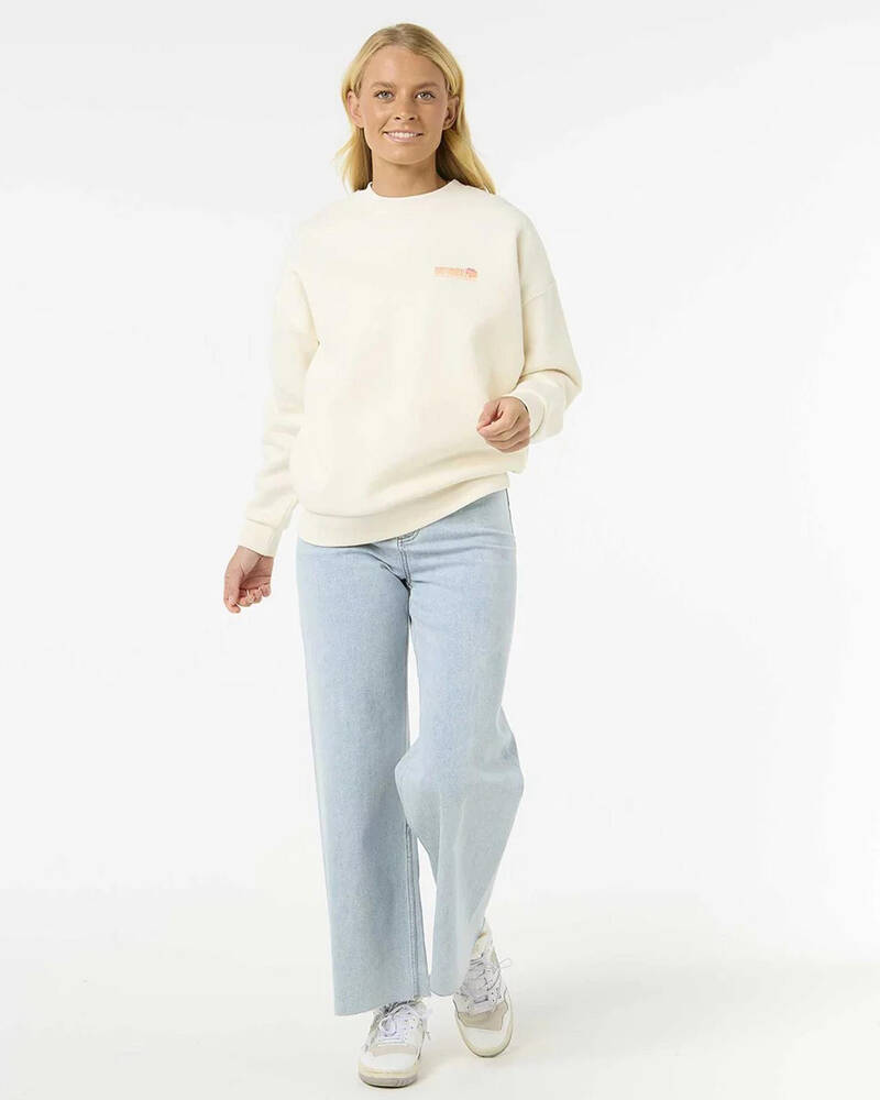 Rip Curl Ocean Tech Heritage Crew Sweatshirt for Womens