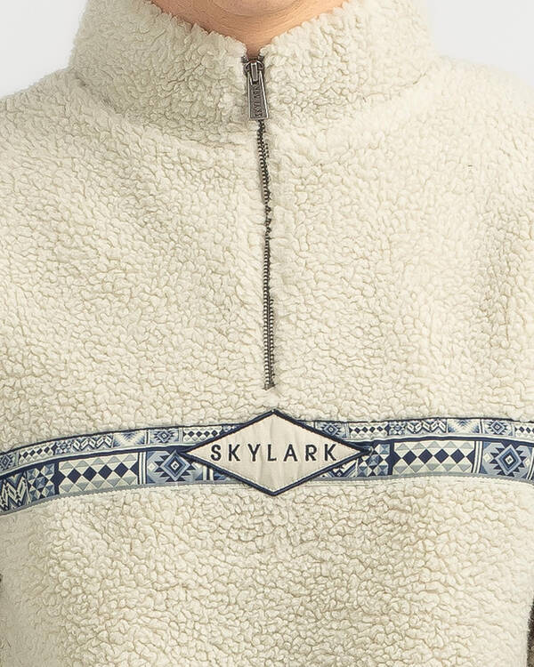 Skylark Portion Quarter Zip Crew Sweatshirt for Mens