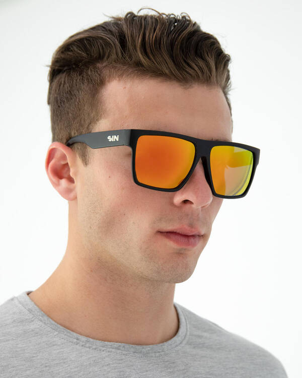 Sin Eyewear Peccant Rubber Polarised Sunglasses for Mens