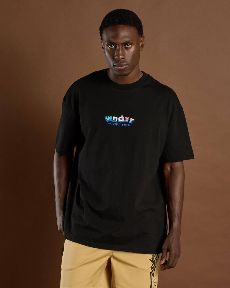 Wndrr Blocked Box Fit T-Shirt for Mens
