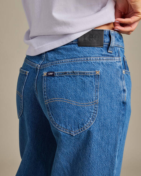 Lee Mid Baggy Jeans for Womens