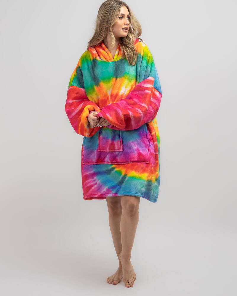 Bash Rainbow Tie Dye Bash Hoodie for Unisex
