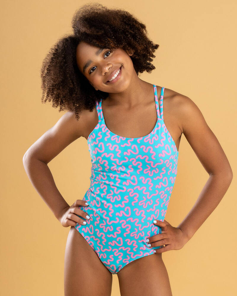 Modibodi Teen Swimwear Cross Back One Piece Swimsuit for Womens