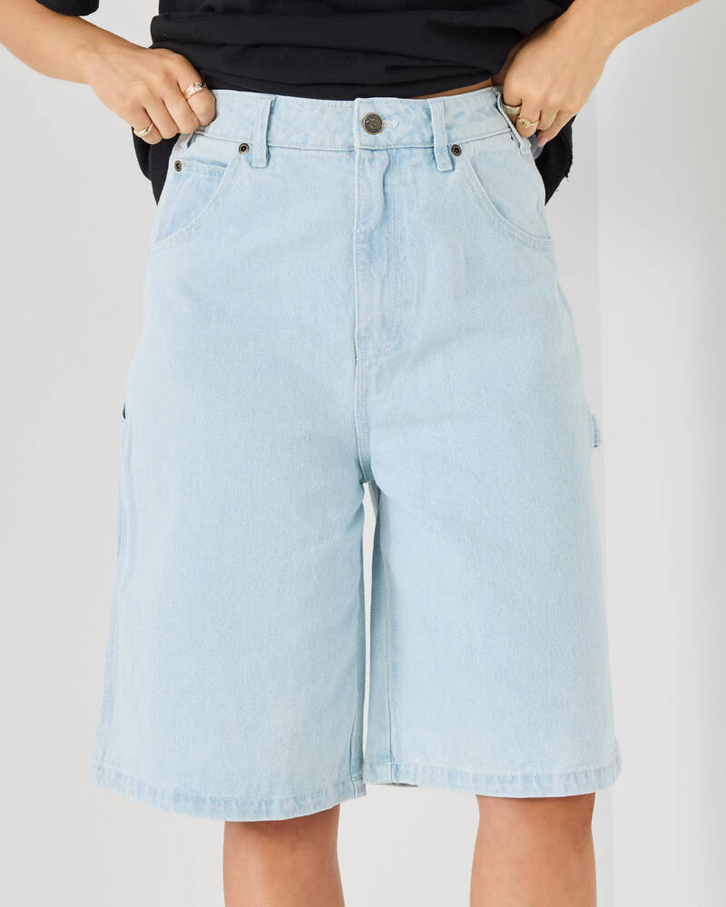Dickies Light Denim Shorts for Womens