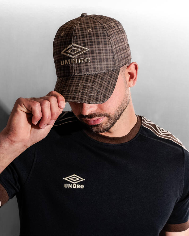 Umbro Check Print Cap for Mens