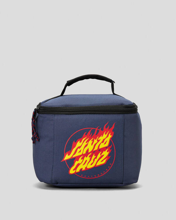 Santa Cruz Flaming Dot Lunch Box for Mens