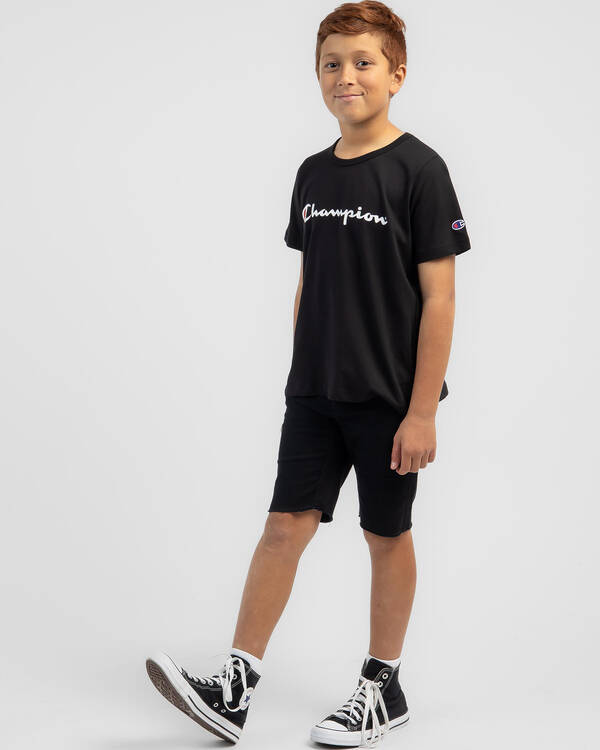 Champion Boys' Script T-Shirt for Mens