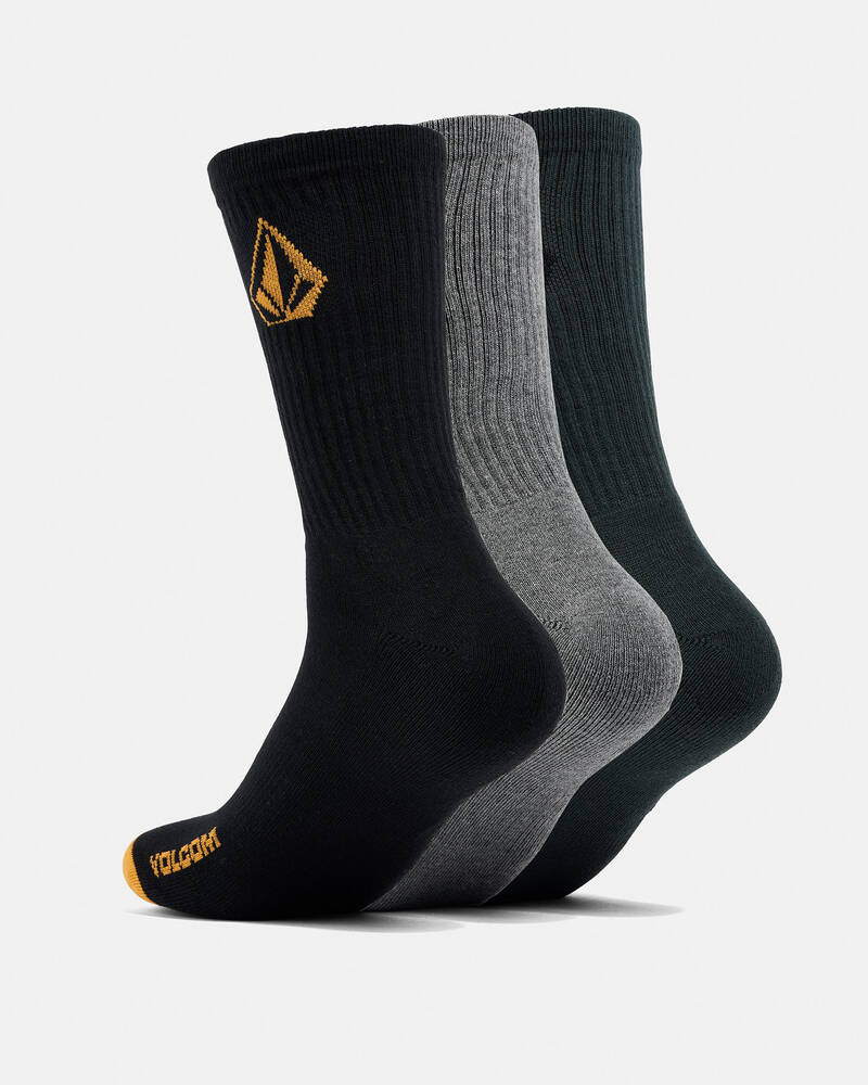 Volcom Full Stone Mix Socks 3 Pack for Mens