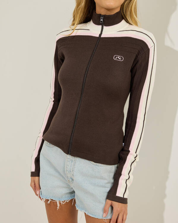 Daddy CB Zip Through Skimmer Knit Sweater, 03, hi-res
