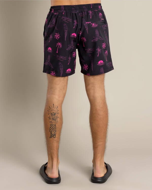Skylark Recline Elastic Waist Shorts for Mens