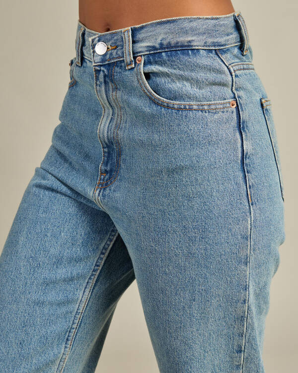 Dr Denim Echo High Straight Jeans for Womens