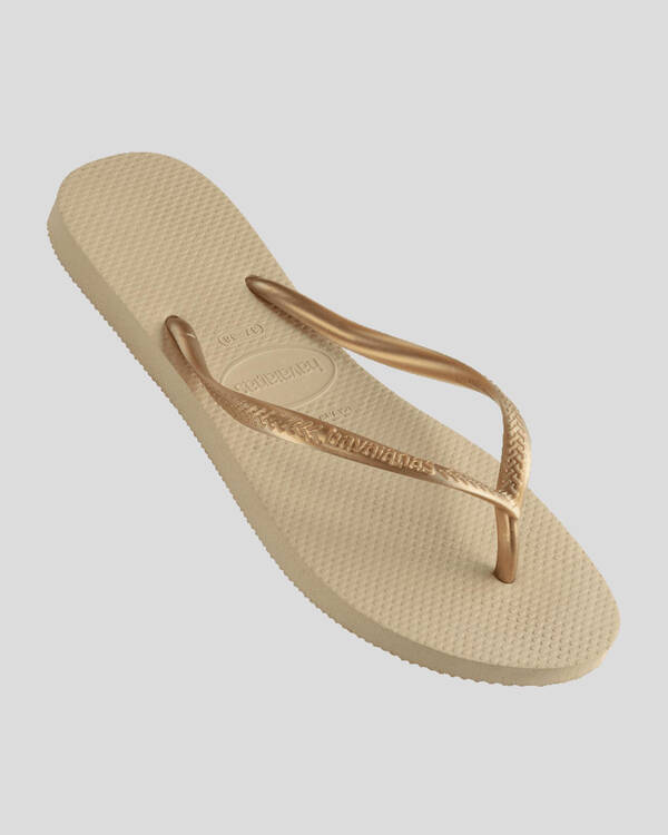 Havaianas Kids' Slim Metallic Thongs for Womens