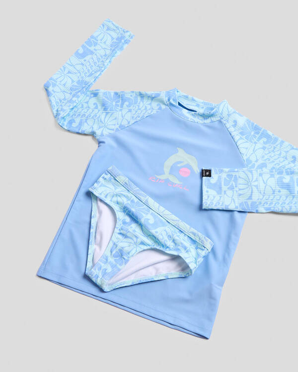Rip Curl Toddlers' Oceanic Long Sleeve Rash Vest Set for Womens