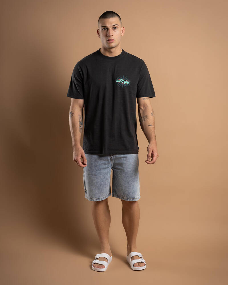 Rip Curl Dosed Denim Walk Shorts for Mens