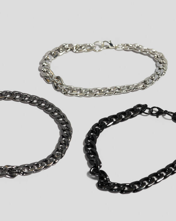REPUBLIK Metal Combo Bracelet Pack for Mens