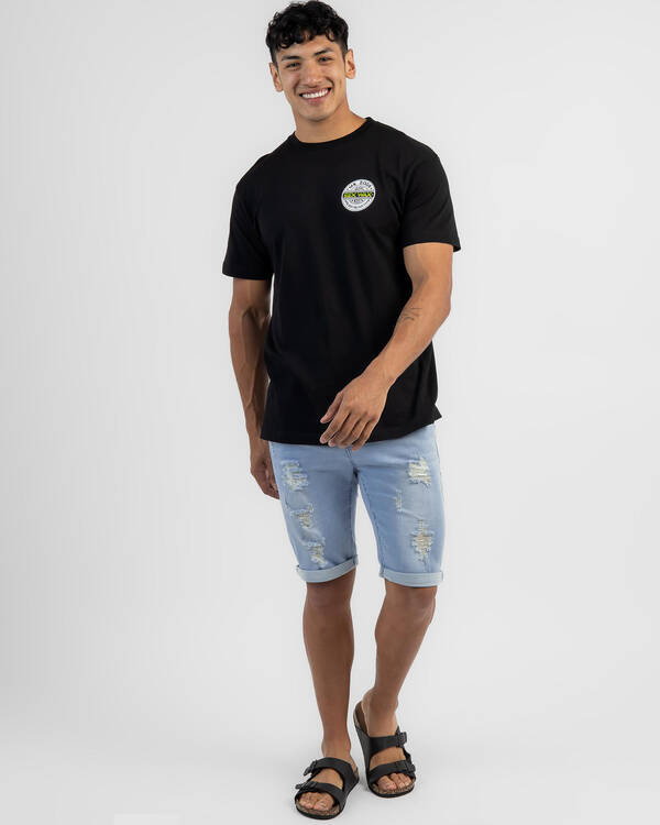 Sex Wax Word Fade Green T-Shirt for Mens