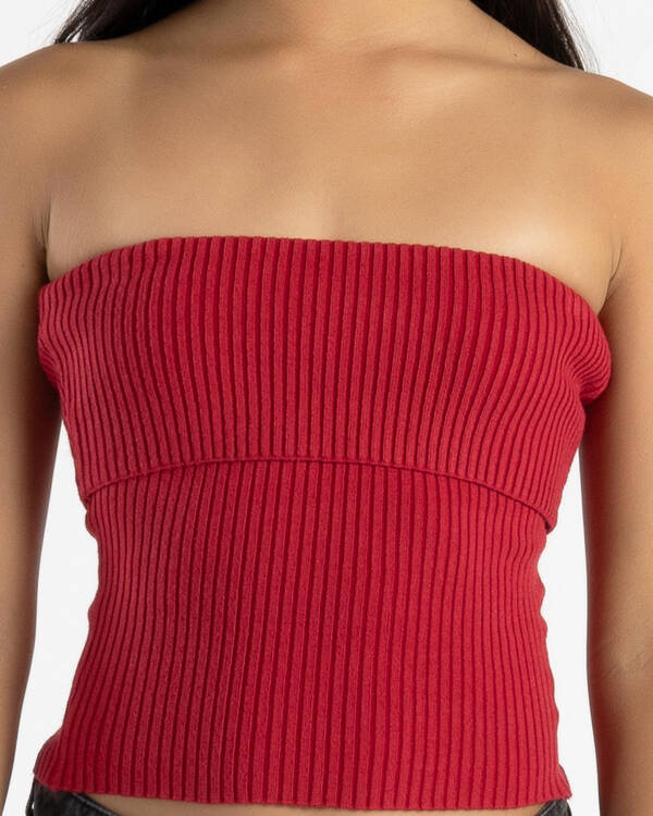 Ava And Ever Girls' Basic Knit Tube Top for Womens