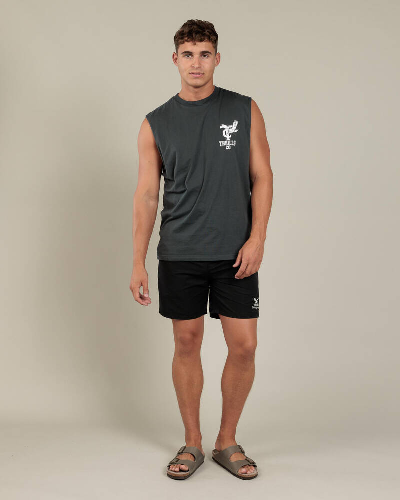 Thrills Haven Elastic Waist Shorts for Mens