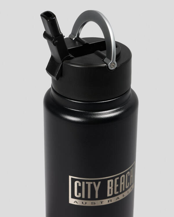 Mizu 36 oz Straw Lid City Beach Water Bottle for Mens