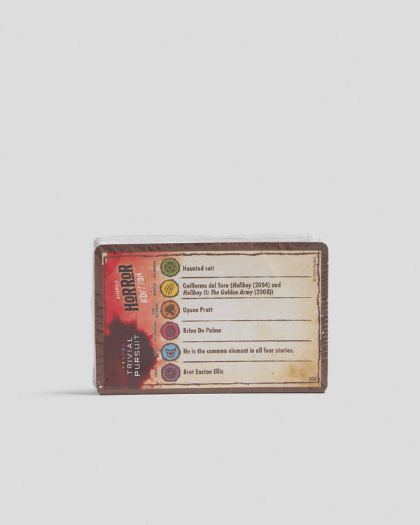 Trivial Pursuit Bitesize Horror Edition Card Game for Unisex