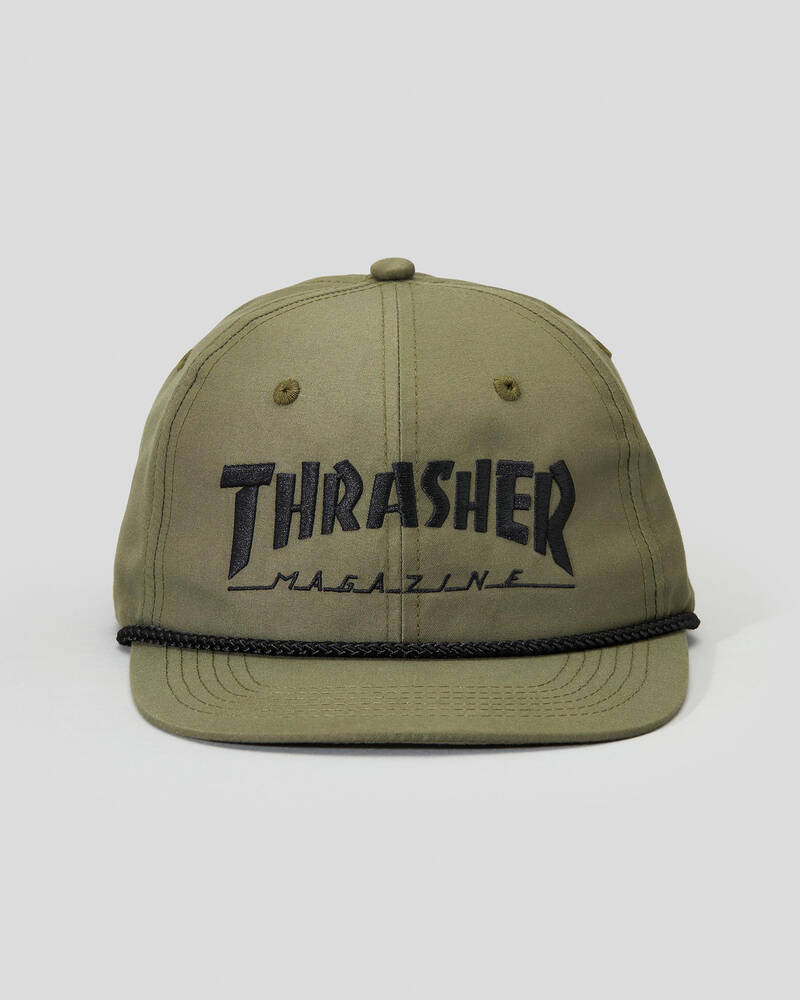 Thrasher Rope Snapback Cap for Mens