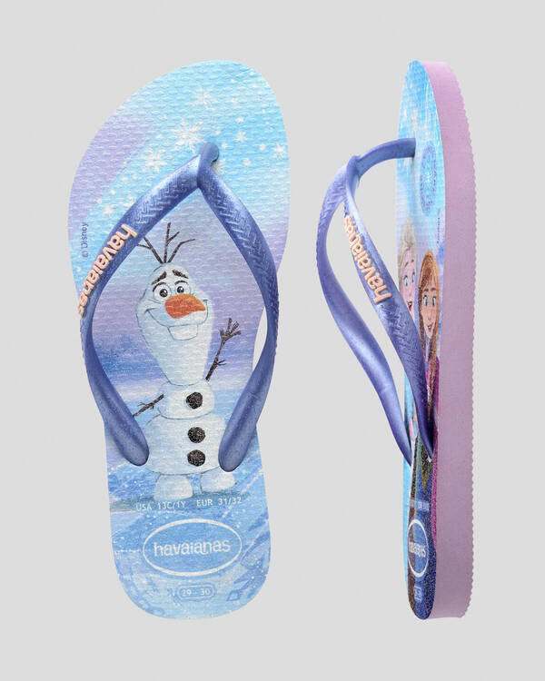 Havaianas Kids' Slim Princess Frozen Thongs for Womens