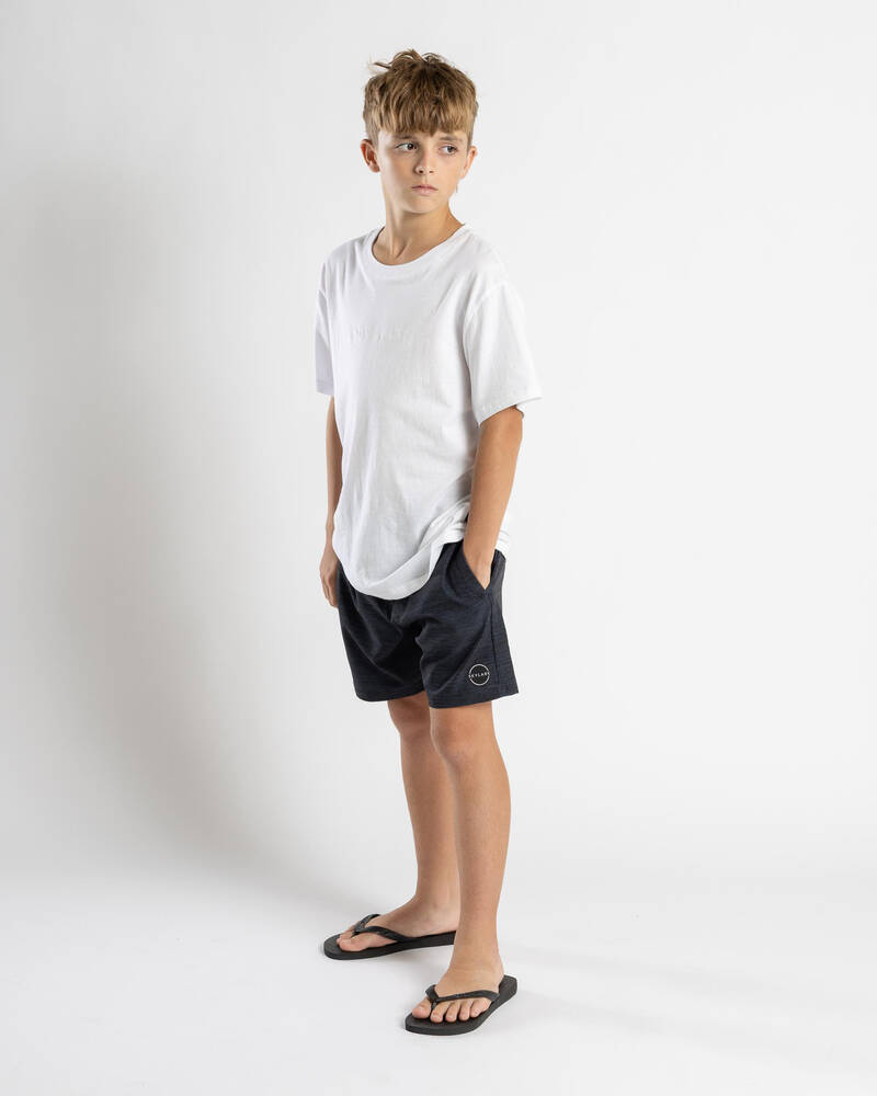 Skylark Boys' Solid Elastic Waist Shorts for Mens