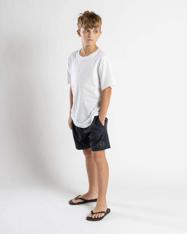Skylark Boys' Solid Elastic Waist Shorts for Mens