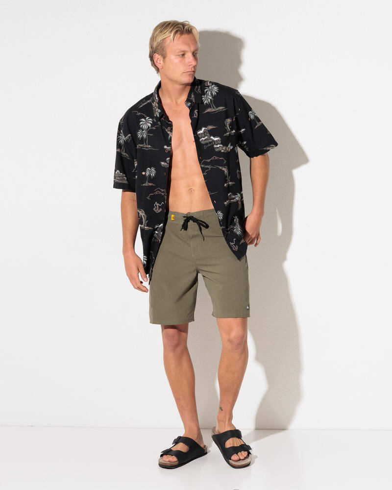 Quiksilver Ocean Woven Short Sleeve Shirt for Mens