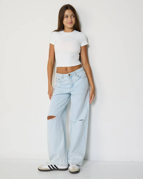 DESU Girls' Bronx Mid Rise Jeans for Womens